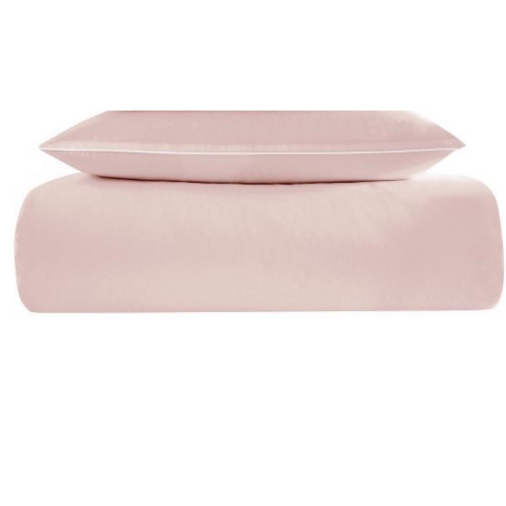2pc Twin 300 Thread Count Cotton
Sateen Duvet Set Blush - Christian
Siriano NY - Picture 7 of 10